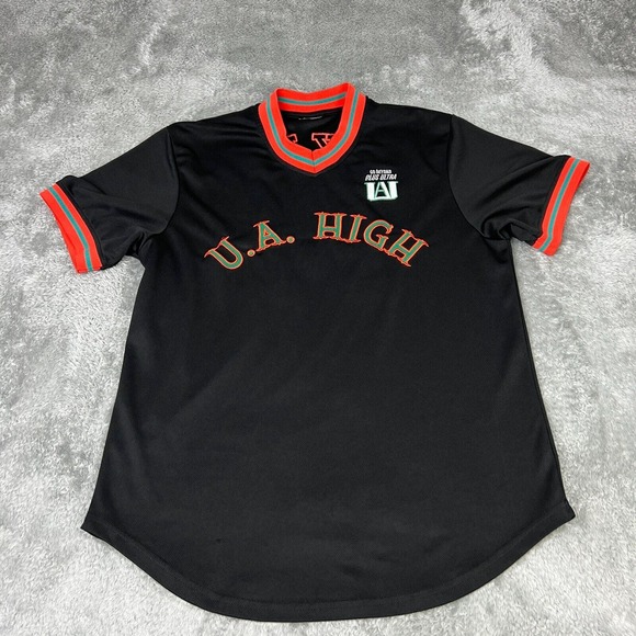 Box Lunch Shirts My Hero Academia Jersey Mens Large Black Ua High